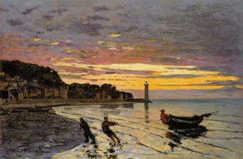 尅勞德 莫奈 Hauling a Boat Ashore, Honfleur 尅勞德 莫奈 Hauling a Boat Ashore, Honfleur